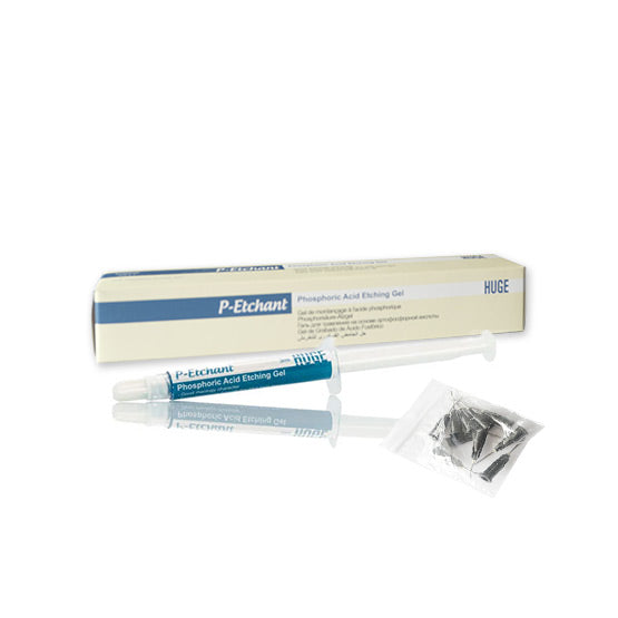 P-Echant - Gel de mordançage à l'acide phosphorique - 3 mL/seringue + 10 embouts - HUGE - uofti.com