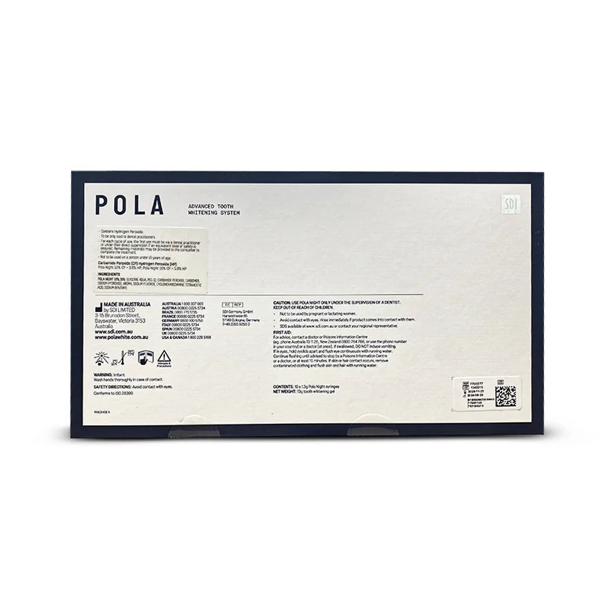 Pola Night 10% ou 16% Blanchiment dentaire - Kit patient | SDI - uofti.com