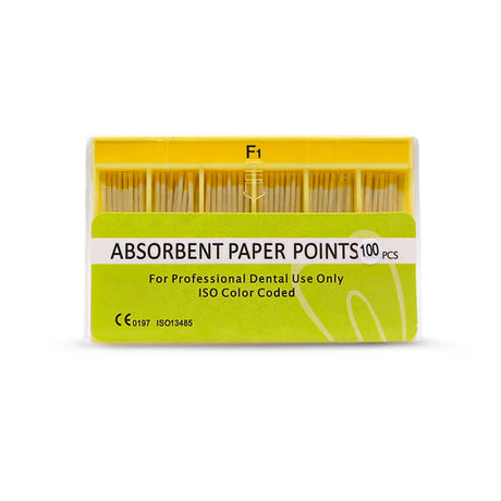 100 Pointes papier obturation F1 - F2 - uofti.com