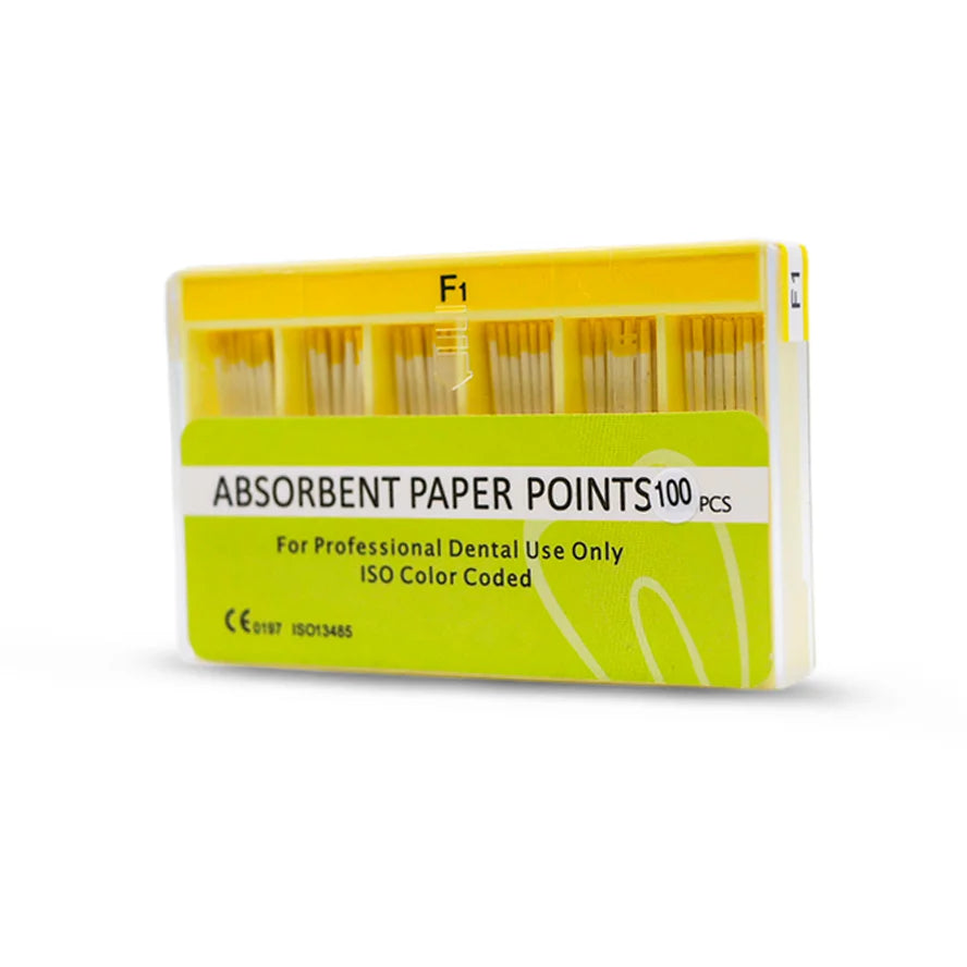 100 Pointes papier obturation F1 - F2 - uofti.com