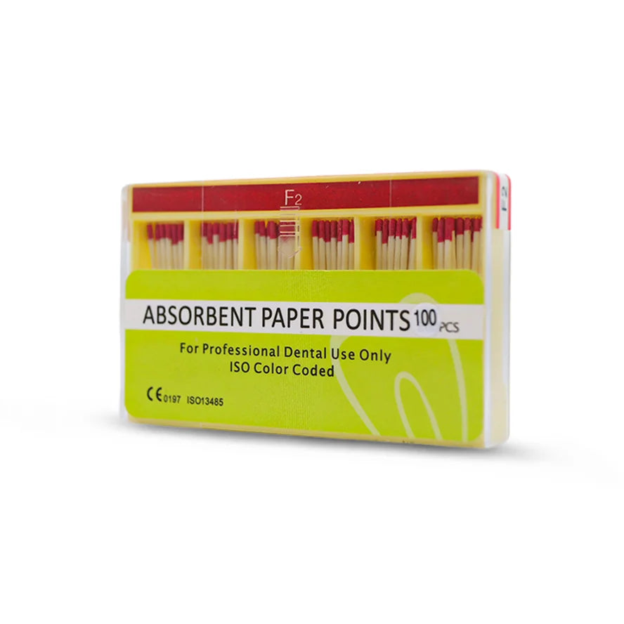 100 Pointes papier obturation F1 - F2 - uofti.com