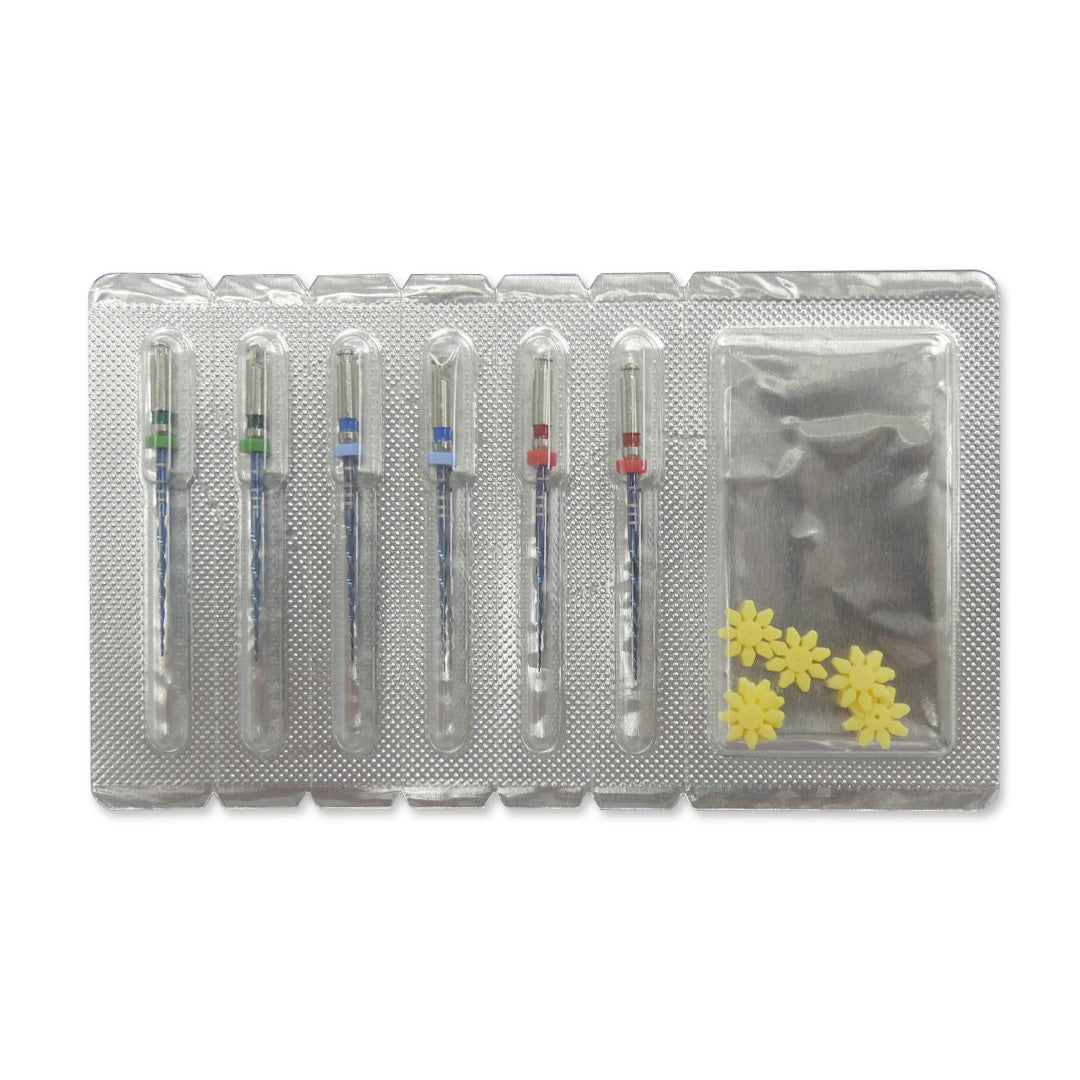 Pack de 6 limes Recip-One bleues NITI Treatment - ROGIN - uofti.com