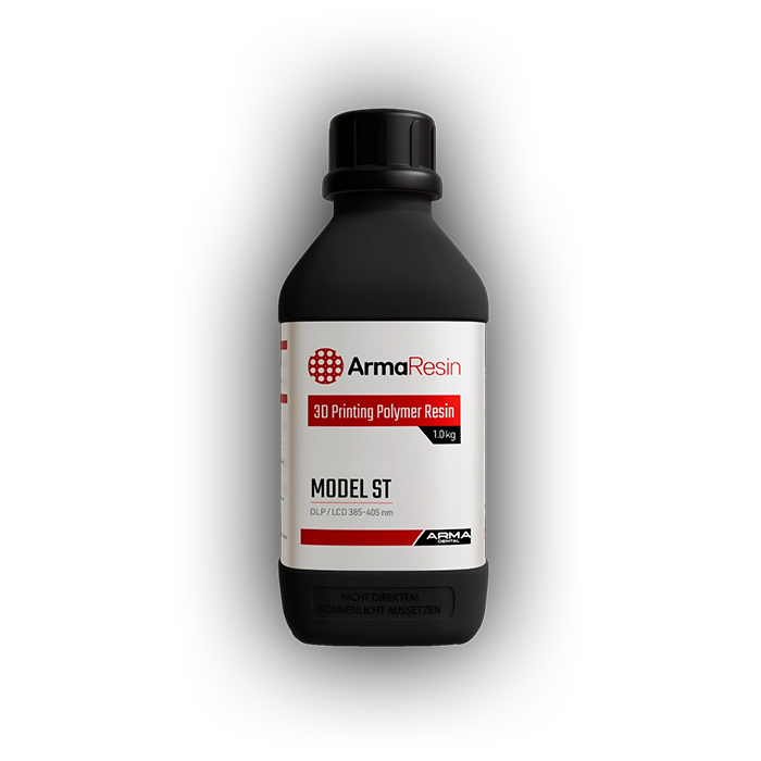 Bouteille de résine d'impression 3D ArmaResin DENTAL MODEL ST pour modèles dentaires précis et abordables
