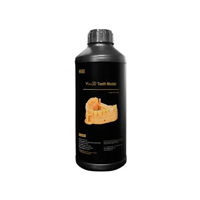 Résine pour model 3D - 1 kg - HUGE - uofti.com Résine 3D dentaire Huge 1kg pour imprimante LCD/DLP - Flacon de résine pour modèles dentaires 3D