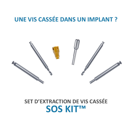 SOS Kit - Extraction rapide & sécurisée de vis d’implant cassées par Safe Implant - uofti.com
