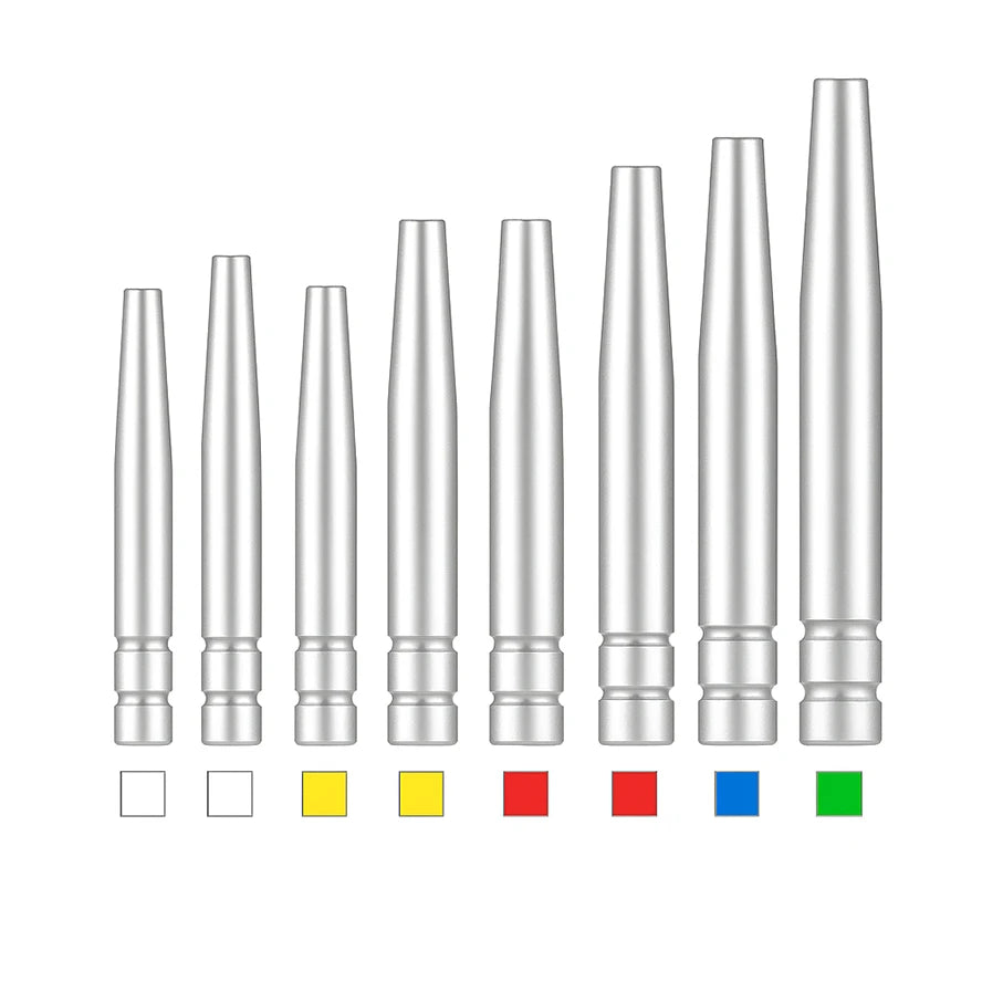 Lot de 20 tenons cylindro-coniques titane - uofti.com