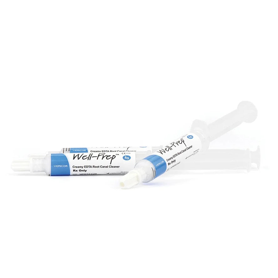 Well-Prep - 6 g x 3 seringues - Nettoyant crème pour canaux radiculaires à l'EDTA | VERICOM