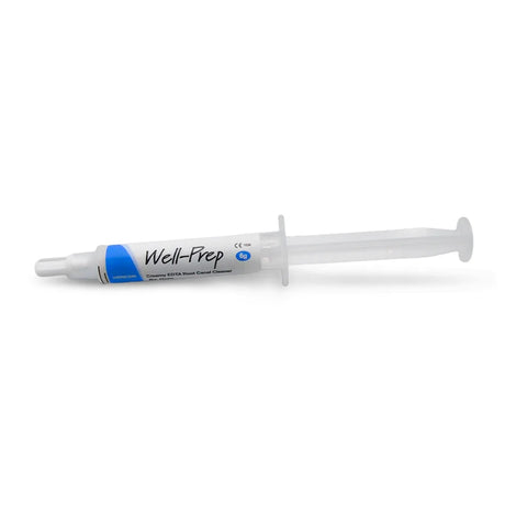 Well-prep - 6 g x 3 seringues - Nettoyant crème pour canaux radiculaires à l'EDTA - VERICOM - uofti.com