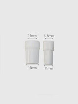 Canules chirurgicales Juneland stériles à usage unique, pour aspiration précise et hygiénique. 2 diamètres, adaptateur inclus (⌀11 & ⌀16 mm), emballage individuel - uofti.com