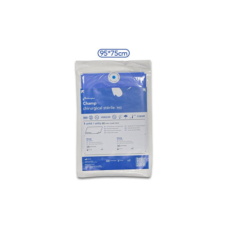 Champ chirurgical stérile Safe Implant 95 x 75 cm – usage médical ou dentaire - uofti.com