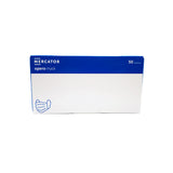 Masque chirurgical trois plis – Type II. Boîte de 50 masques, disponibles à l’unité, par carton de 10 boîtes ou carton de 40 boîtes (soit 2000 masques). Idéal pour un usage médical, professionnel ou quotidien.