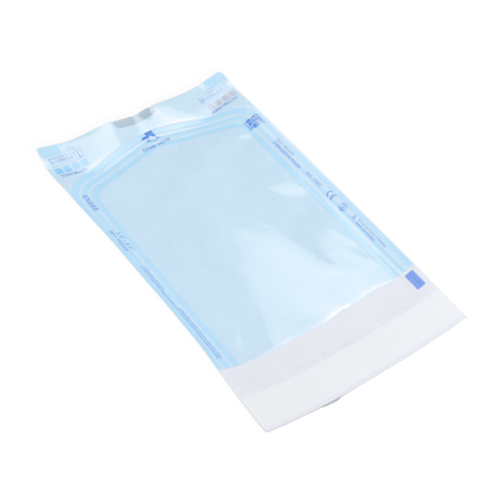 Les gaines de stérilisation Tianrun sont fabriquées en papier médical associé à un film CPP/PET (bleu, vert ou blanc), offrant une protection fiable.  Dimensions : 57 mm X 130 mm. Safe Implant