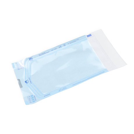 Les poches de stérilisation Tianrun sont fabriquées en papier médical associé à un film CPP/PET (bleu, vert ou blanc), offrant une protection fiable. Dimensions : 57 mm X 130 mm. Safe Implant