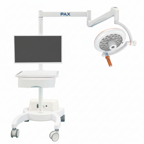 Scialytique LED PAX-XR1 Max – Lampe chirurgicale avec caméra HD & chariot mobile inclus - uofti.com