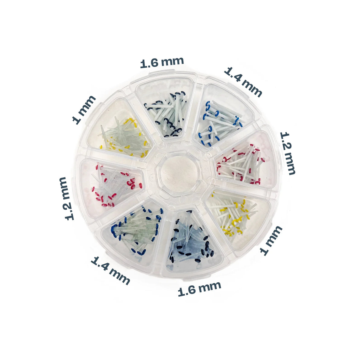 Tenons fibre de verre - Assortiment 200 pièces - uofti.com