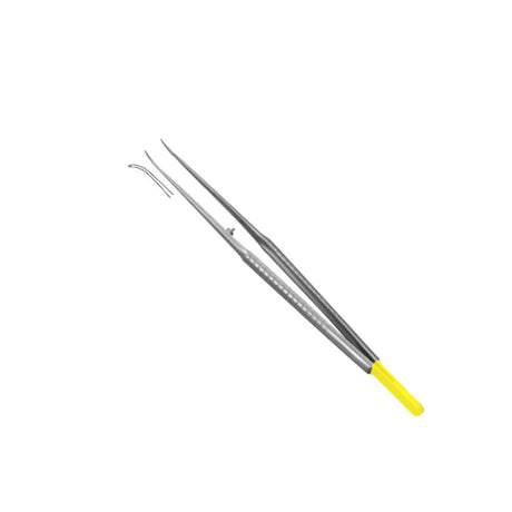 Micro forceps courbe - 14cm en carbure de tungstène - uofti.com