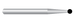 Diamond ball burs ISO 001 - COOL CUT