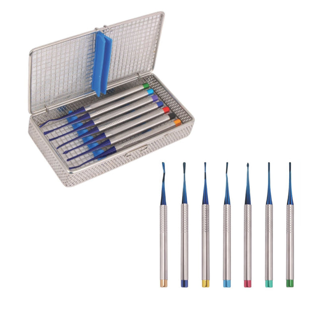 Kit de luxateurs plaqués titane, 7 pièces - uofti.com