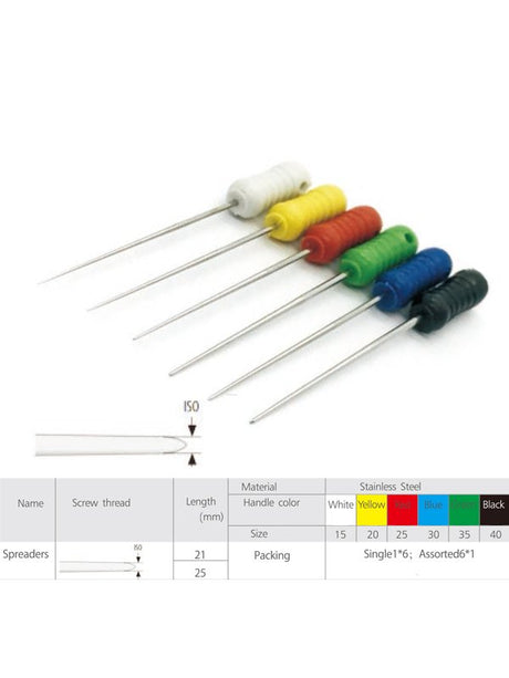 Boîte de 6 spreaders en acier inoxydable - uofti.com