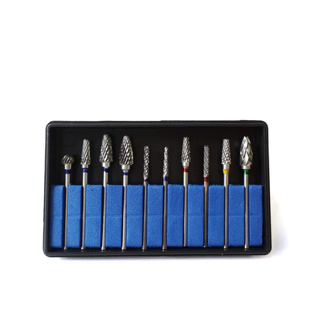 Kit 10 fraises de découpe en carbure de tungstène HP - uofti.com