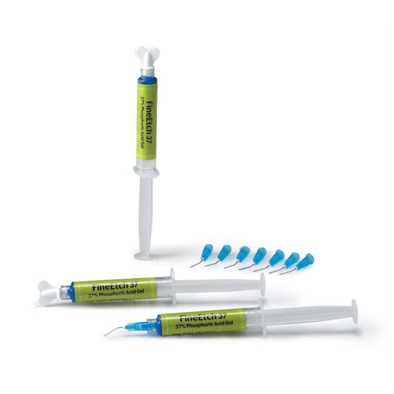 Lot de 3 seringues 5ml Fine Etch Gel de mordançage etching - uofti.com