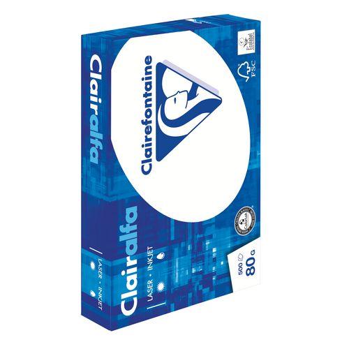 Ramette papier blanc Clairefontaine - 500 feuilles A4 80 gr - uofti.com