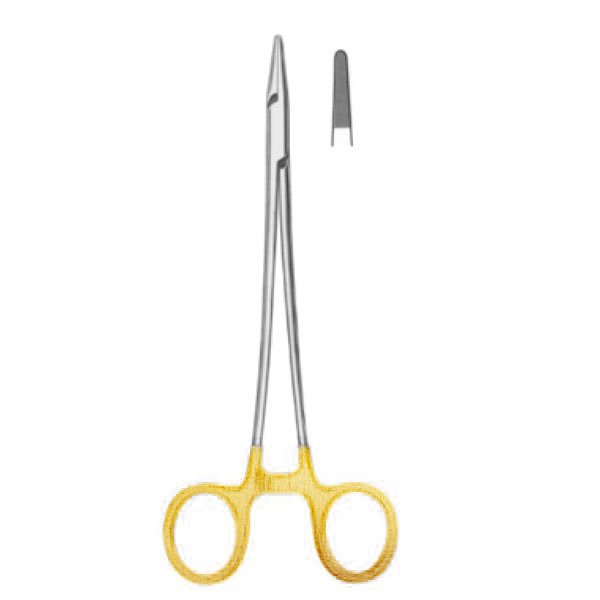 Porte-aiguille Crile-Wood 15cm en carbure de tungstène - uofti.com