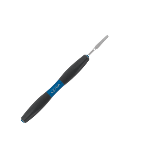 Bliss Spatule à ciment 20 mm de Bliss by ACTEON. Utilisée pour mélanger et appliquer du ciment et d'autres matériaux dans les couronnes ou toute autre préparation de prothèse dentaire.