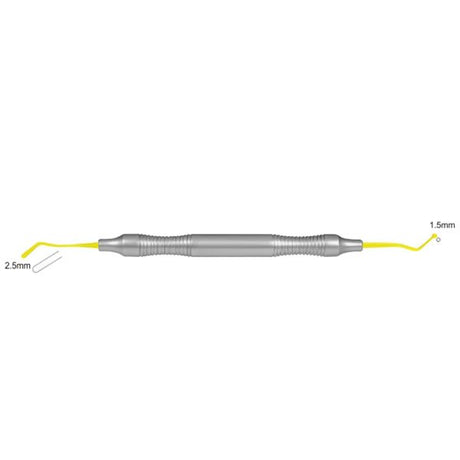 Applicateur de composite 2,5mm/1,5mm TiN Coated - uofti.com