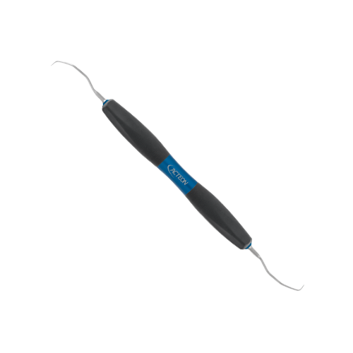 Bliss Explorateur 11-12 est une sonde de diagnostic double de Bliss by ACTEON.   L'ergonomie et les performances de la partie travaillante permettent un geste maîtrisé et ferme et visent à réduire la fatigue des mains et des poignets. Les sondes de diagnostic sont utilisées pour la détection et la restauration des caries et du tartre. Nos sondes sont précises grâce à leurs pointes fines, qui trouvent le compromis entre flexibilité et résistance pour des procédures de diagnostic précises.