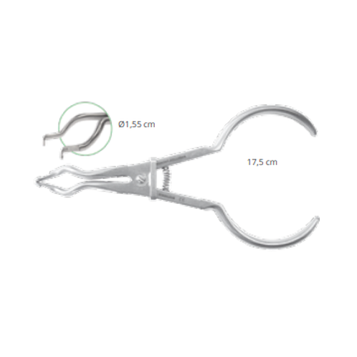 PINCE BREWER ORTHODONTIE & PROTHESES -  DIGUES - 17,5 cm - ACTEON - uofti.com