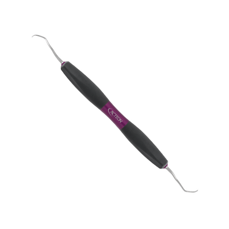 Curette Gracey 13-14 de Bliss by ACTEON. Pour éliminer le tartre sous-gingival profond des surfaces radiculaires sous-gingivales. Pour surfaces distales des prémolaires et des molaires.