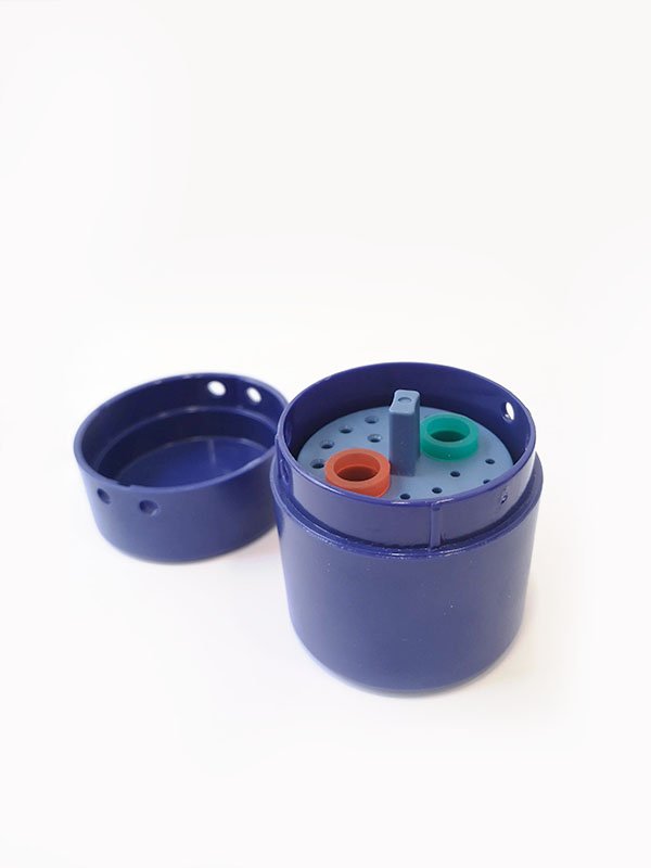 Boîte de rangement et stérilisation pour fraises, mandrins et inserts 20 trous - uofti.com