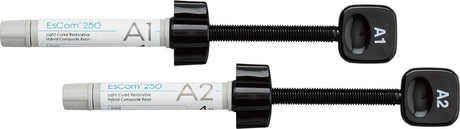 Escom 250 - 8 seringues de 4g Résine composite nano-hybride restauratrice photopolymérisable - uofti.com