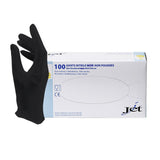 Gants noirs en nitrile médical non poudrés - uofti.com