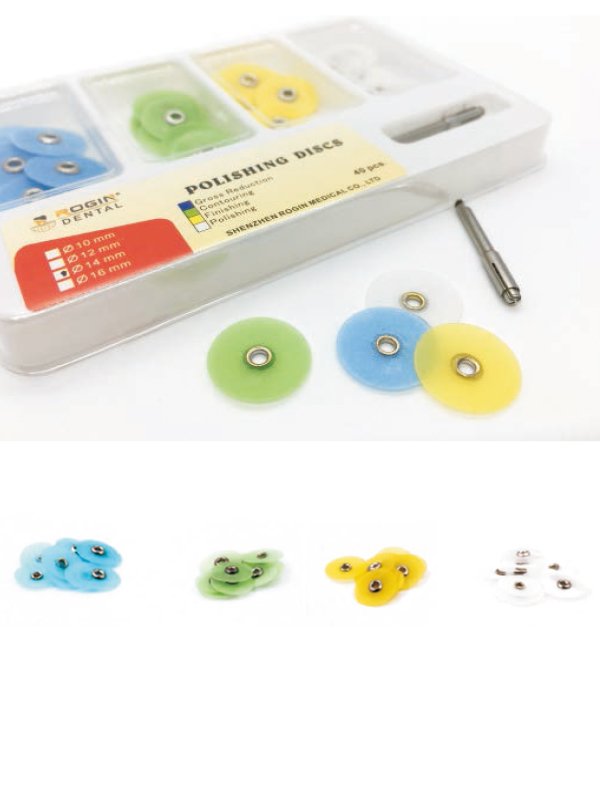 Lot de 40 disques de polissage de composite avec œillet (12mm) - uofti.com
