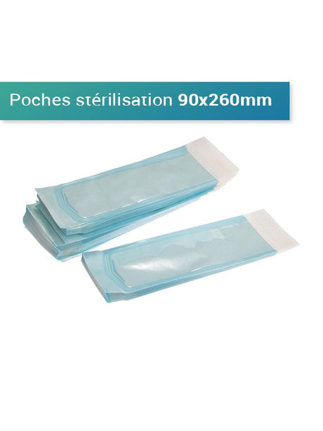 Gaines de stérilisation x200 - 90 x 260 mm | ForPro - uofti.com