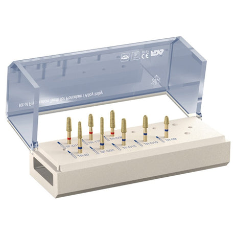 Kit de préparation de couronne porcelaine / alliage / inlay / onlay - uofti.com