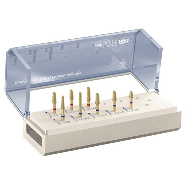 Kit de préparation de couronne porcelaine / alliage / inlay / onlay - uofti.com
