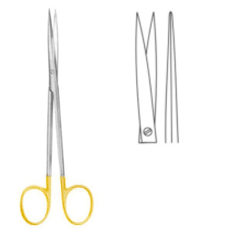 Ciseaux Metzenbaum droits 16cm carbure de tungstène bout en pointe - uofti.com