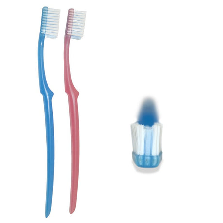 Lot de 2 brosses à dent spécial orthodontie - Ebnatdent - uofti.com
