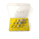 Kit de 12 fraises polissage diamant et pierre incrustée de diamant pour la zircone et tous les disilicate de type EMAX™ - uofti.com