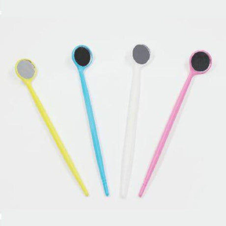 Miroir dentaire manche plastique lot de 100 - uofti.com