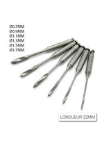 Boîte de 6 forets peeso/ Largo 32mm de longueur - uofti.com