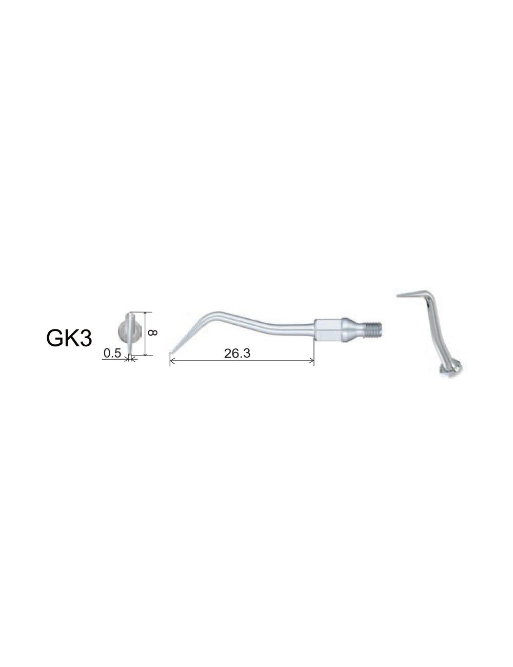Insert GK3 compatible KAVO - WOODPECKER - uofti.com