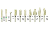 Kit de 10 fraises diamantées HP - uofti.com