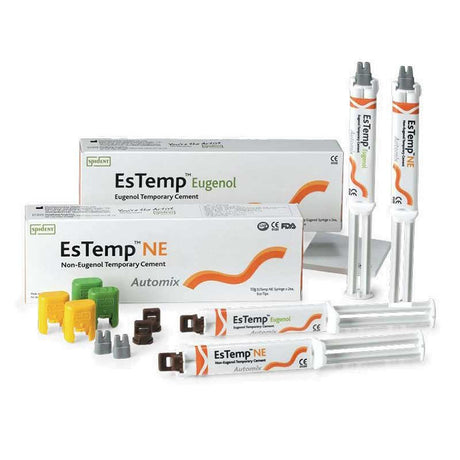 EsTemp Eugenol 2x 10g Ciment temporaire pour couronnes et bridges temporaires - uofti.com