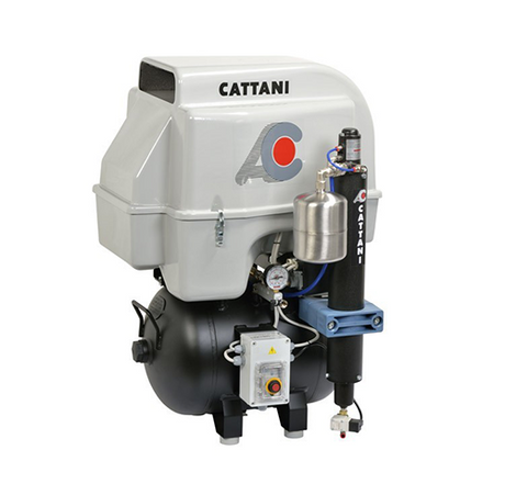 Compresseur Bicylindre nu (AC200) ou capoté (AC200Q) - Cattani - uofti.com