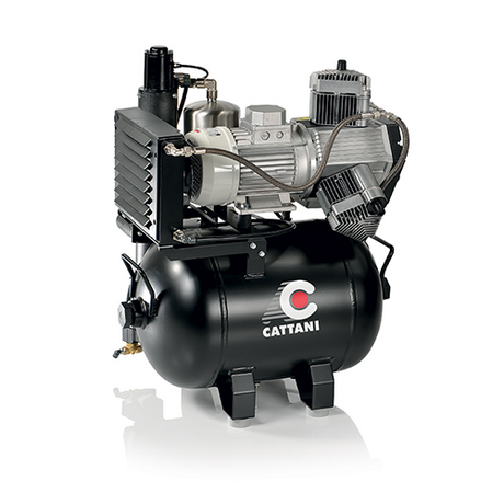 Compresseur Tricylindre nu (AC300) ou capoté (AC300Q) - Cattani - uofti.com