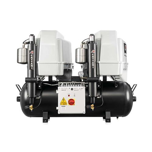 Compresseur Double Tricylindre nu (AC600) ou capoté (AC600Q) - Cattani - uofti.com